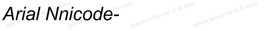 Arial Nnicode字体转换